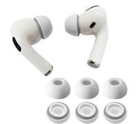 KASOTT Embouts en Mousse à mémoire de Forme pour AirPods Pro, Embouts Hybrides en Mousse à mémoire de Forme et Silicone, Ultra Confortables, Embouts antidérapants (Gris, Assorted S/M/L)