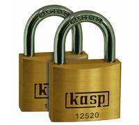 Kasp 125 Cadenas Premium Laiton 20 mm Lot de 2