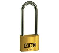 Kasp 125 KA25505 Cadenas en Laiton à Anse Longue 50 x 80 mm