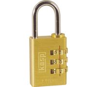 Kasp Security Cadenas K11030D 32 mm serrure à combinaison or-jaune