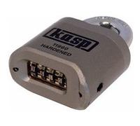 Kasp K11960D Cadenas fermeture différente argent avec serrure à combinaison