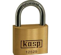 Kasp K12525A1 Cadenas en laiton Premium 25 mm s'entrouvant