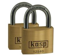 Cadenas Kasp K12540D2 or-jaune avec serrure à clé