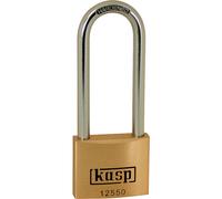 Kasp K12550L80A5 Cadenas En Laiton Premium - 50x80mm - Long Verrou - KA25505