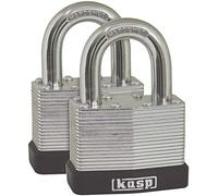 Kasp K13050D2 Cadenas laminé 50 mm paquet de deux