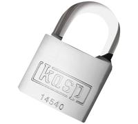 Kasp K14540A1 Cadenas 40 mm fermeture universelle acier inoxydable avec serrure à clé