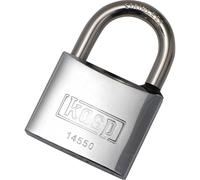 Kasp K14550D Cadenas 50 mm fermeture différente acier inoxydable avec serrure à clé