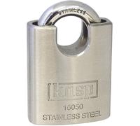 Kasp K15050D Cadenas 50 mm fermeture différente argent avec serrure à clé