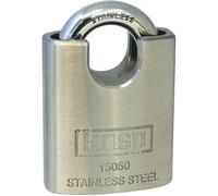 Kasp Security Cadenas K15050D 50 mm fermeture différente argent, serrure à clé