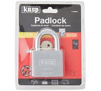 Kasp K18060D Cadenas en acier 60 mm, anse ouverte