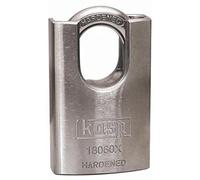 Kasp Security Cadenas K18060XD – Fermeture différente, Serrure à clé, Argent