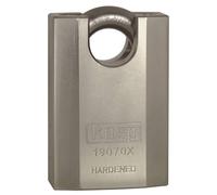 Kasp Security Cadenas K19070XD – 70 mm, fermeture différente, argent, serrure à clé
