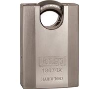 Kasp Security Cadenas K19070XD – 70 mm, fermeture différente, argent, serrure à clé