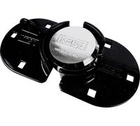 Kasp K50073A Verrou pour camionnette 216 mm fermeture différente argent-noir avec serrure à clé