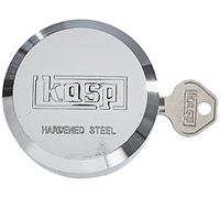 Kasp Security Verrou sans anse K50073LD 73 mm acier argent serrure à clé avec boulons