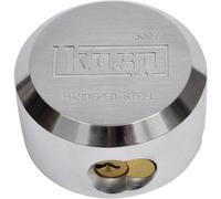 Kasp Security Verrou sans anse K50073LD 73 mm acier argent serrure à clé avec boulons