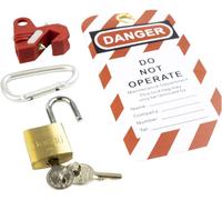 Kasp K81100 Set de verrouillage 145 mm laiton, argent avec serrure à clé