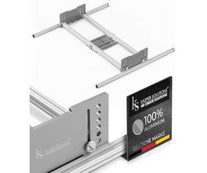 Kasper Solutions® - Dispositif de défonceuse - guide linéaire XXL - rail de guidage de défonceuse - stable et robuste - accessoires de défonceuse - rail coulissant de table - dispositif de fraisage