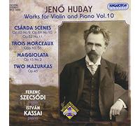 Kassai - Szecsodi - Oeuvres Pour Violon & Piano - Volume 10