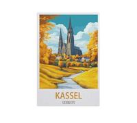 Kassel Germany，Puzzle 1500 Pieces of Paper Puzzles Suitable for Adults Children Families Stress Relief Puzzle Games（57x87cm）-FY35