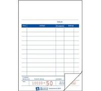 Kassenblocks 2x50 bl.15x10 cm avery 2835