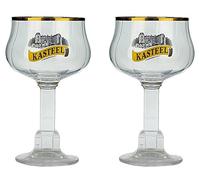 Kasteel Lot de 2 verres à bière - 33 cl