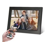 KASTISS Cadre photo numérique Wifi, 10,1 pouces 1920 x 1200 HD IPS écran tactile avec 16 Go de mémoire, rotation automatique, partage rapide et facile de photos ou de vidéos via l'application Frameo