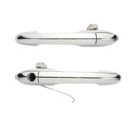 KASturbo Poignée de porte extérieure chromée côté conducteur et gauche côté passager pour 500 2007-2016, Abarth 500 595 695 2008-2016 remplace 735592026, 73545876, 735592012, 735485858 72