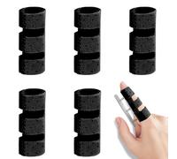 KASURE 5 Pcs Attelle de Doigt Réglable, Bande de Fixation de Support pour Protection des Doigts, Confortable pour la Récupération après Blessures Sportives