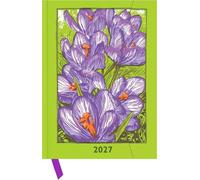 Kat Menschik - Flowers - Crocus 2027: Buchkalender 16x22 cm - Wochenplaner mit Magnetverschluss, Leseband, internationalen Feiertagen & Orga- und Noitzteil für Kunst- & Blumenliebhaber