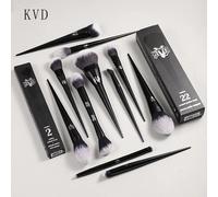 Kat Von D ensemble de pinceaux de maquillage et Kit fond de teint Blush surbrillance correcteur poudre sculptant fard à paupières brosse KVD marque pinceau de maquillage