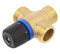KAT01008 Vanne mélangeuse thermostatique 1" 20-43°C eau chaude utile IBO