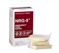 Katadyn NRG-5 Ration alimentaire d'urgence 500 g (9 barres) prête à manger 2380 kcal, végétalien, sans lactose, sans OGM | Survie à long terme, préparation aux situations d'urgence et aventure en