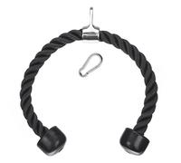 Katai - Corde à Triceps pour Machine à poulie avec Mousqueton - Corde tressée résistante pour Exercices de tirage et d’Extension - Accessoire de Musculation Maison ou Salle de Sport