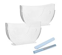 Katai - Lot de 2 supports de bol à eau en papier de riz - Ergonomique, compact et sans BPA et parfait pour les rouleaux de printemps et d'été - Peut contenir jusqu'à 30 papiers - Complet avec