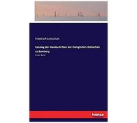 Katalog Der Handschriften Der Königlichen Bibliothek Zu Bamberg