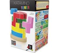 Gigamic Jeu familial en bois Katamino Tower – 1–2 joueurs, dès 6 ans, 15 min, Allemand multilingue