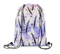 Katana 13" X 15,7" Sac De Rangement Voyage Sacs À Cordon Plage Sac De Sport pour École PE Téléphone 36X42Cm