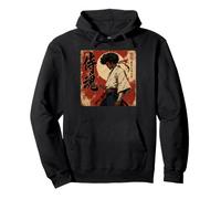 Katana Afro Samurai Warrior Black History Month Katana Vintage Art Sweat à Capuche