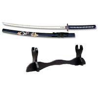 Katana Black Dragon 102cm + Socle Bois Déco