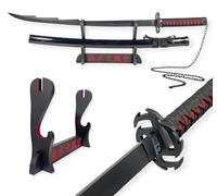Katana Bleach Ichigo Bankai Evolution - Epée Lame Bois - Support Japonais Inclus