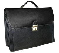 Katana Cartable en cuir, 3 soufflets 63032