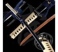 Katana court en bois avec fourreau,longueur totale 78 cm,Bokken fait main,épées de samouraï japonaises pour Kendo,Iaido,arts martiaux,entraînement,accessoires,affichage,cosplay,décoration,cadeau