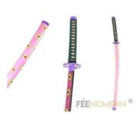 Katana Demon Slayer Michikatsu Tsugikuni Kokushibo - Epée Lame Métal - Support Inclus G