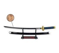 Katana Demon Slayer Muichiro Tokito - Epée Lame Bois - Support Japonais Inclus