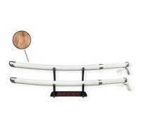 Katana Demon Slayer Pack Inosuke 2 Katanas 95cm - Lame Bois - Support Japonais Double Inclus G