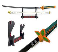 Katana Demon Slayer Shinobu Kocho - Epée Lame Bois - Support Japonais Inclus