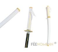 Katana Demon Slayer - Zenitsu Agatsuma - Epée Lame Métal (Support Inclus)