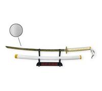 Katana Demon Slayer Zenitsu Agatsuma - Epée Lame Métal - Support Japonais Inclus G
