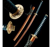 Katana en Bois avec de la Gaine,épées samouraïs japonaises,bokken Fait à la Main,épée Pratique,103 cm,Une variété de Styles à Choisir